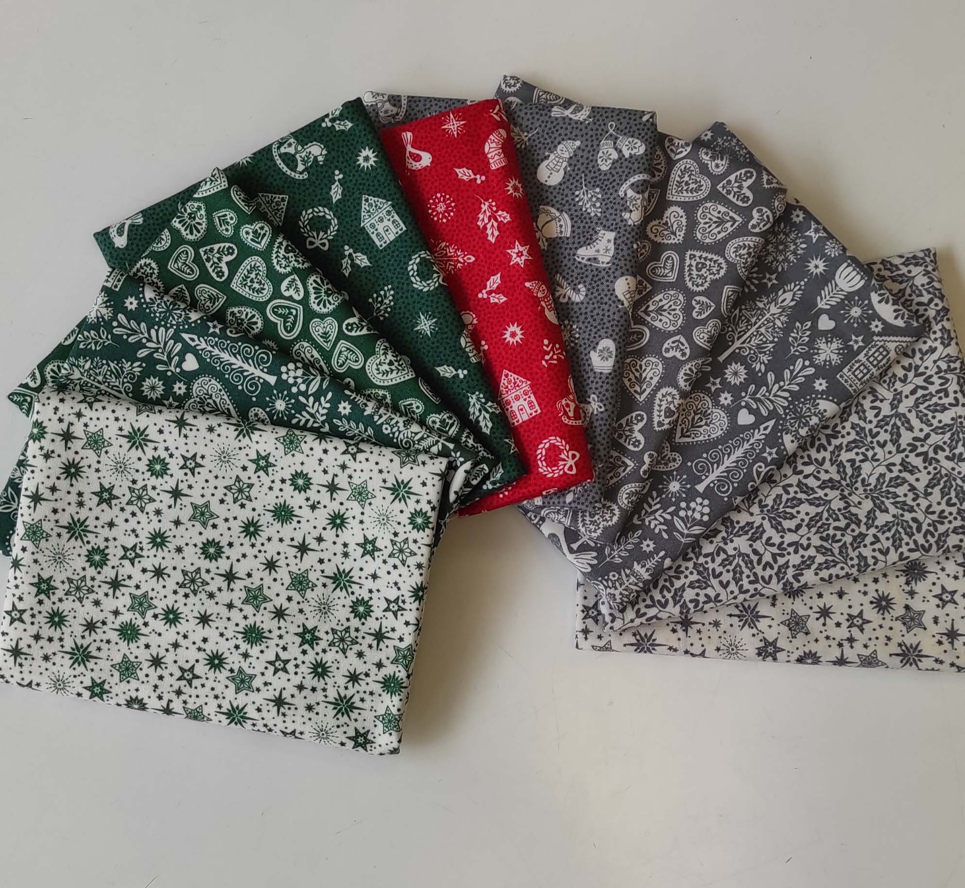 détail des tissus scandinaves en magasin